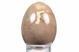Polished Pastel-Colored Jasper Egg - Philippines #312690-1